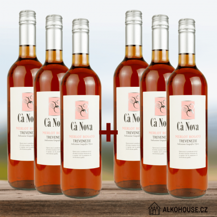 Merlot rosé 6 lahví