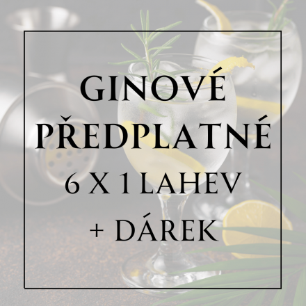 Ginové předplatné - 6 MĚSÍCŮ