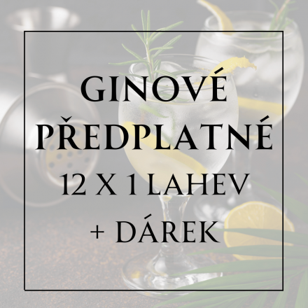 Ginové předplatné - 12 MĚSÍCŮ